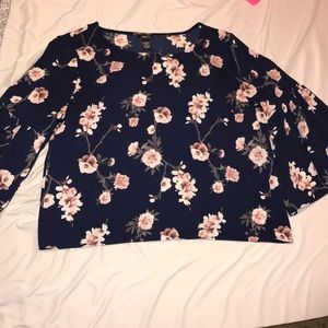 rue 21 floral shirt